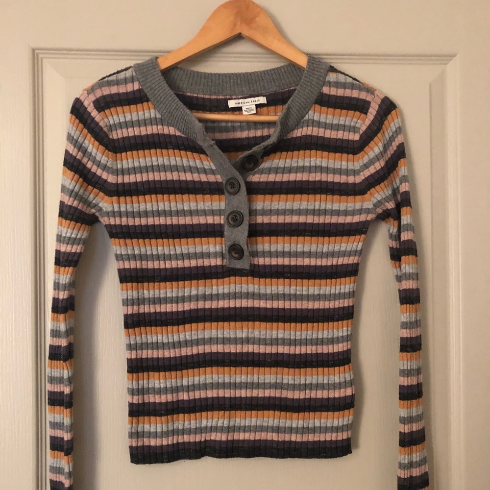 Striped sweater top